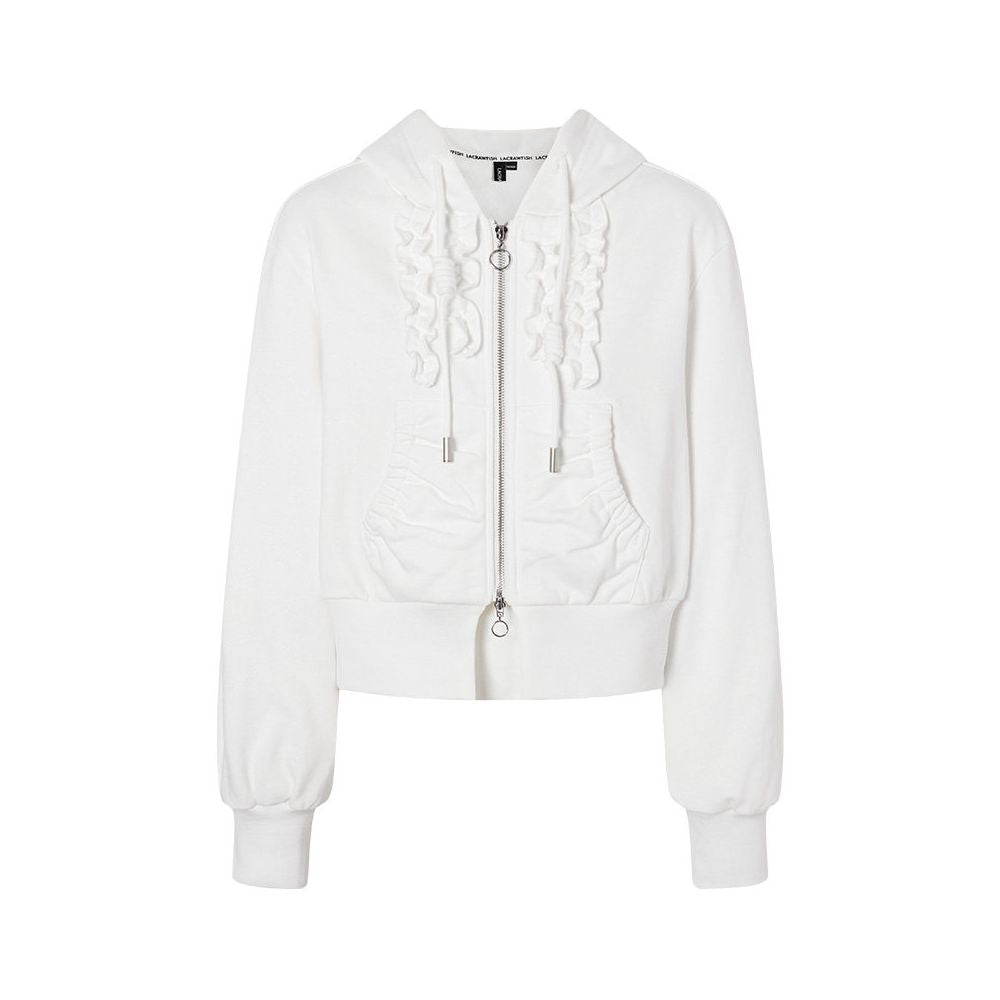 Rumi Ruffle Zip Hoodie