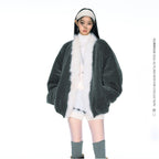 Spice Faux Fur Plaid Jacket image 2