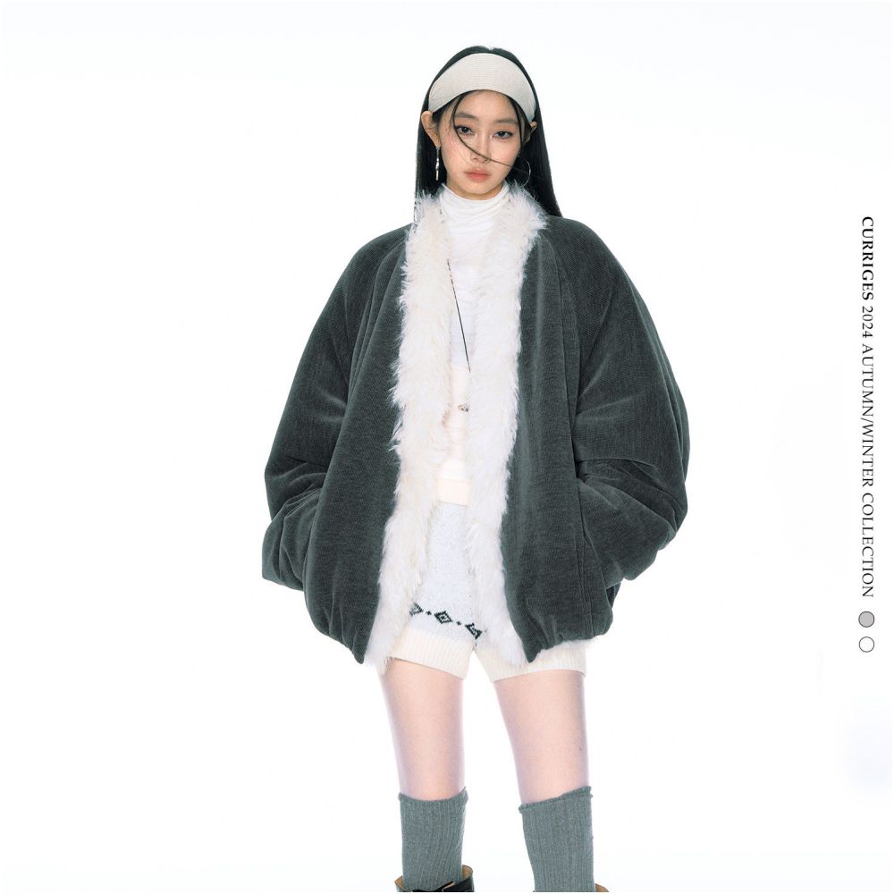 Spice Faux Fur Plaid Jacket image 2