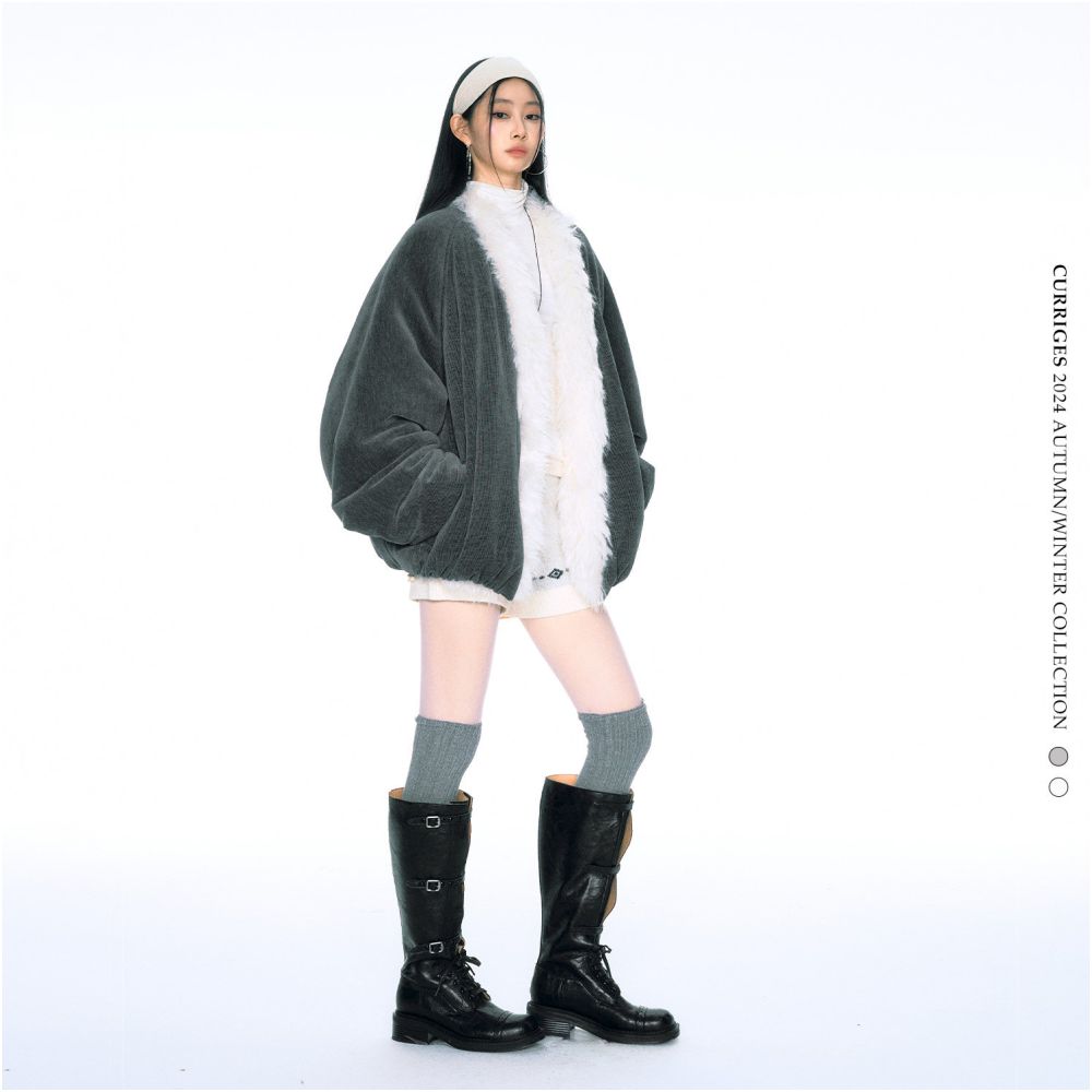 Spice Faux Fur Plaid Jacket image 3