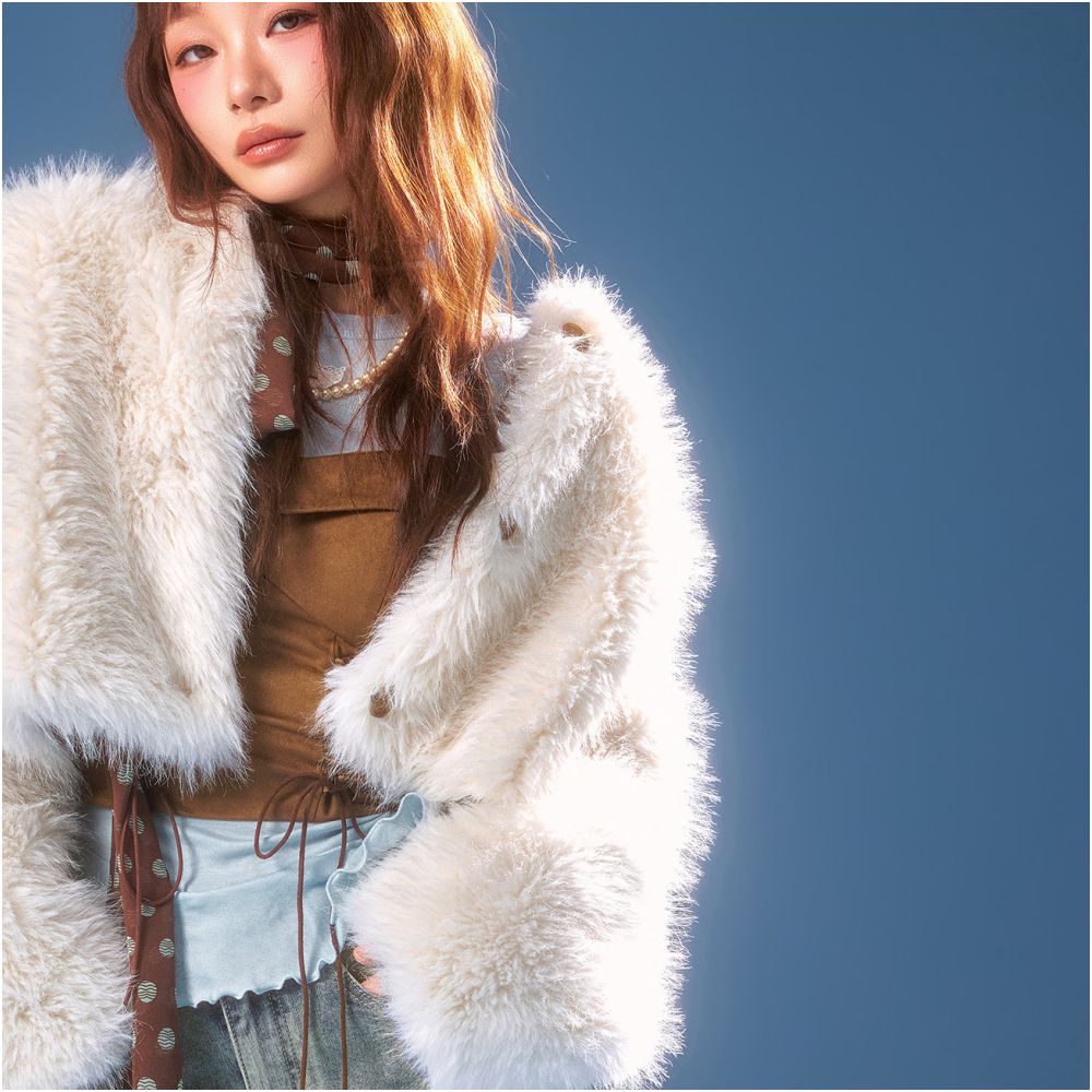 Princess Fur Crop Jacket