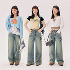 Ara Varsity Washed Denim image 2