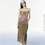 Mirei Bloom Mesh Dress image 4