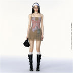 Mirei Bloom Mesh Dress image 5