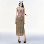 Mirei Bloom Mesh Dress