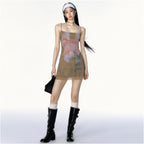 Mirei Bloom Mesh Dress