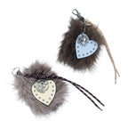 Love Heart Fur Charm image 0