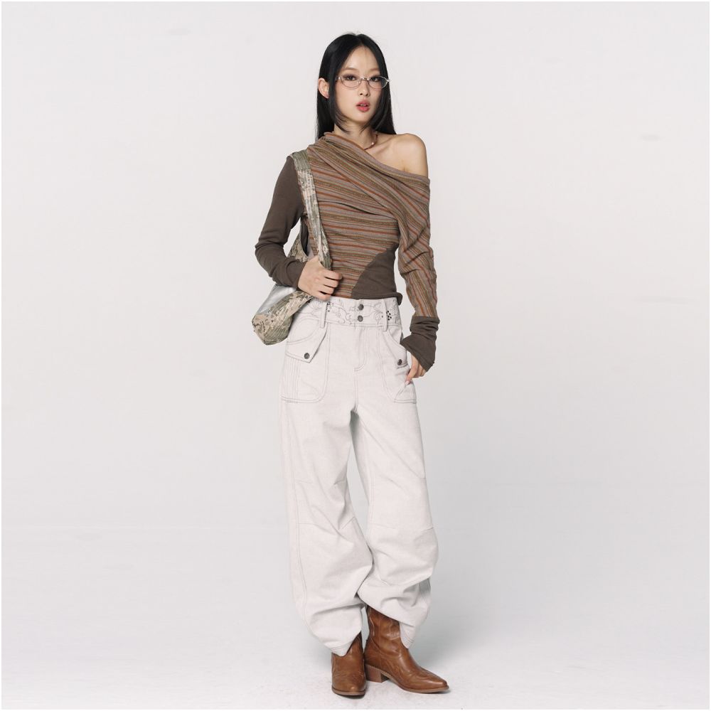 Somi Mocha Layer Knit Top image 4