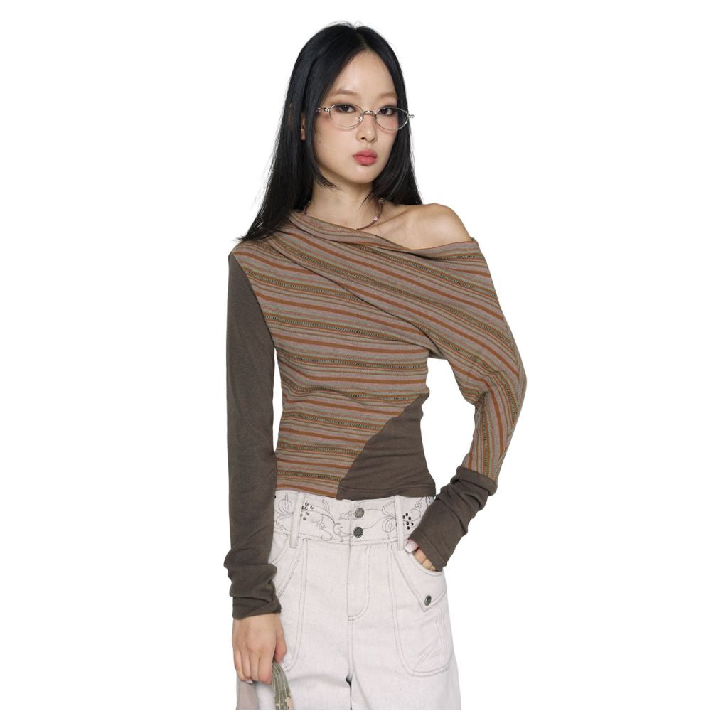 Somi Mocha Layer Knit Top image 0