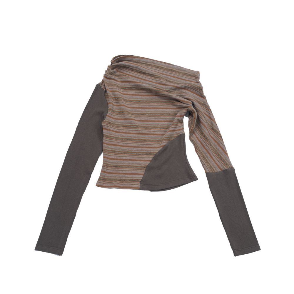 Somi Mocha Layer Knit Top