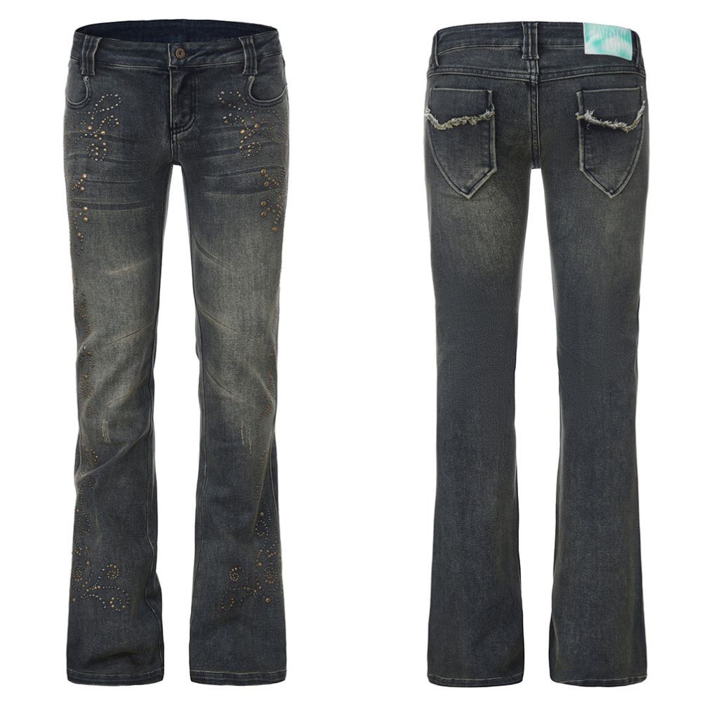 Jina Stud Flare Jeans