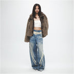 Eunha Rivetline Wide Jeans image 4