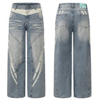 Nayeon Rivetline Wide Jeans