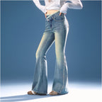 Romi Split Flare Jeans image 3