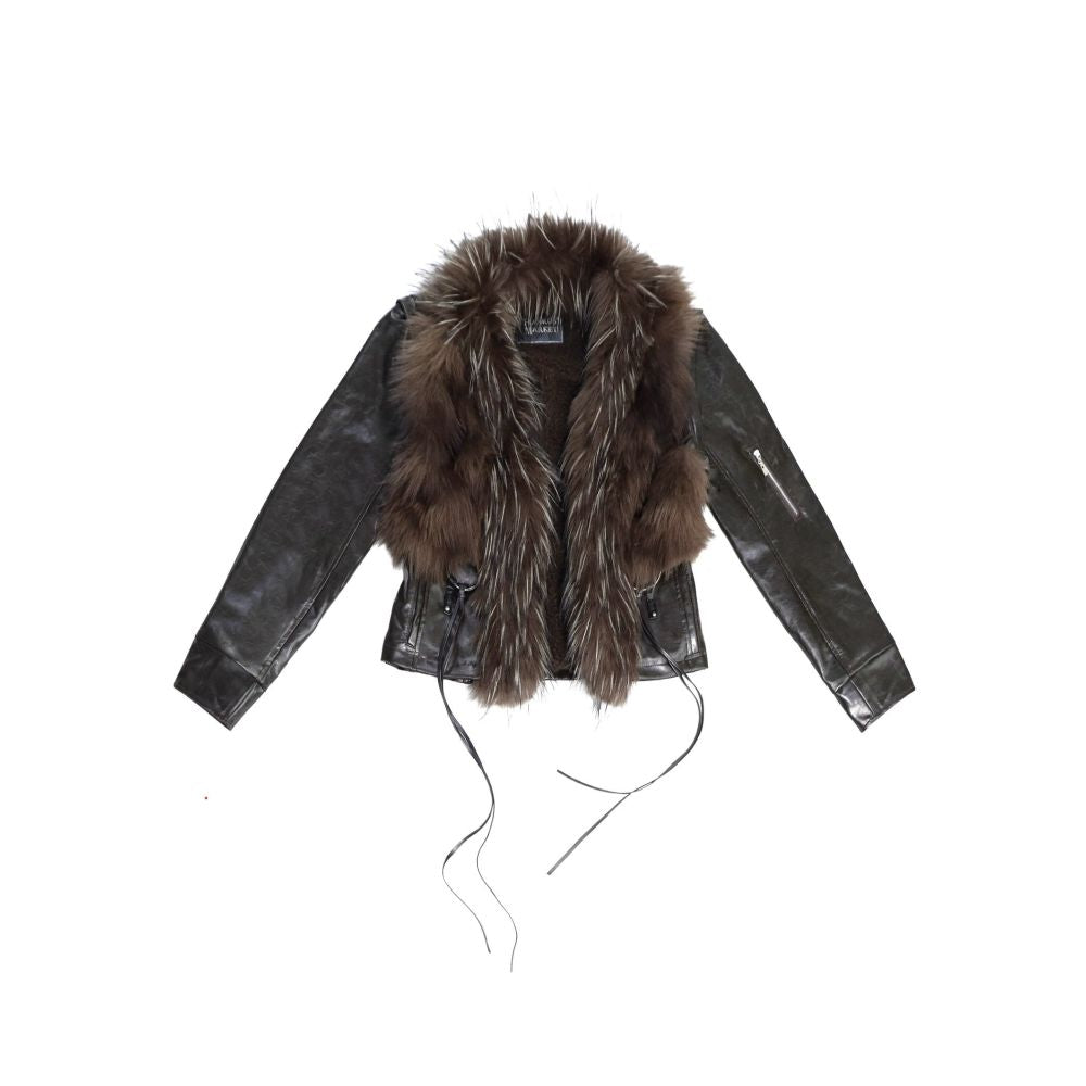 Hara Fur Moto Jacket