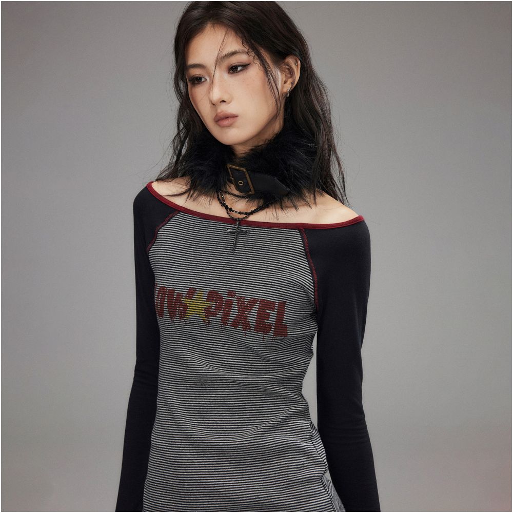 Low pixel black adjustable fur choker female imitation fox fur splicing Japanese buckle collar image 3