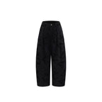 LP Black Flocked Pants