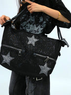 Black Nebula Shoulder Bag