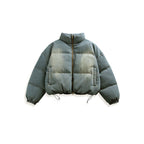 Denim Puffer Jacket