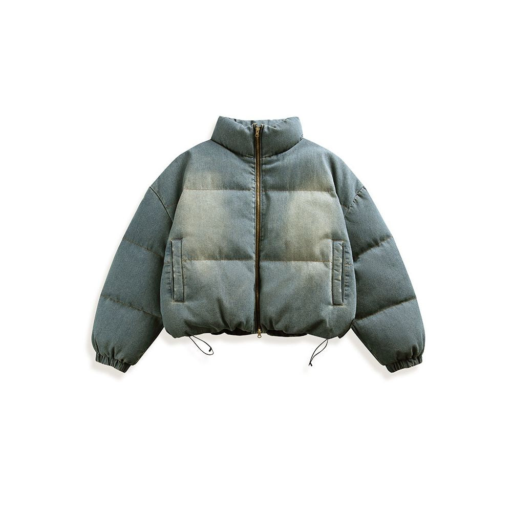 Denim Puffer Jacket