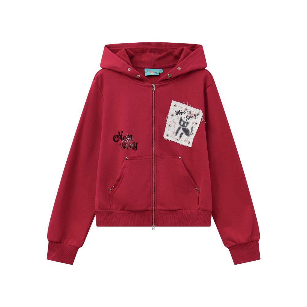 Cherryfruit Vintage Zip Hoodie