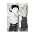 Chemistry Girl White Duck Down Short Jacket Detachable Hood Short and Sweet Style 2024 New Winter Lightweight and Warm Down Jacket image 4