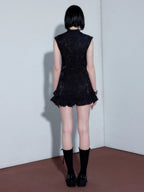 Yuka's Black Lotus Dress