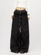 Lace Cargo Pants