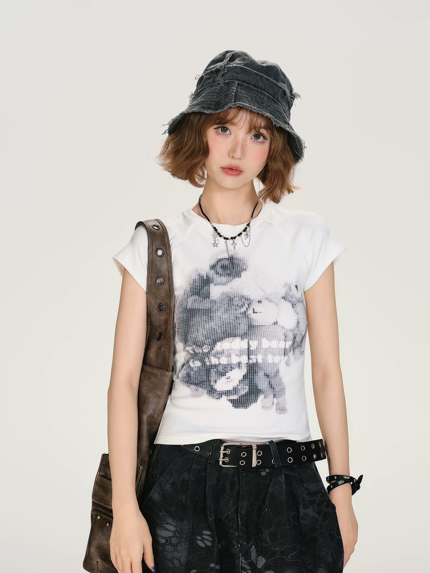 Pixel Fitted Baby Tee