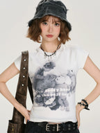 Pixel Fitted Baby Tee