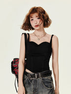 Midnight Cinch Corset Top