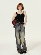 Midnight Cinch Corset Top