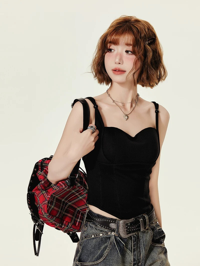 Midnight Cinch Corset Top