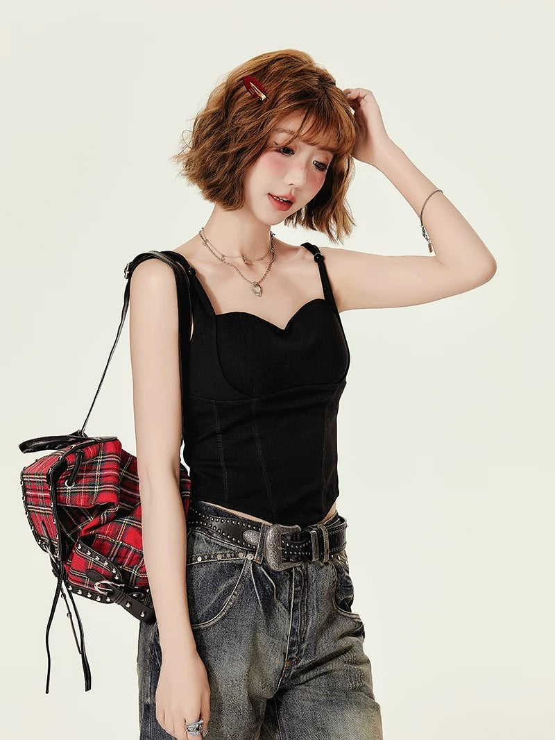 Midnight Cinch Corset Top