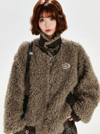 Vintage Teddy Shearling Jacket