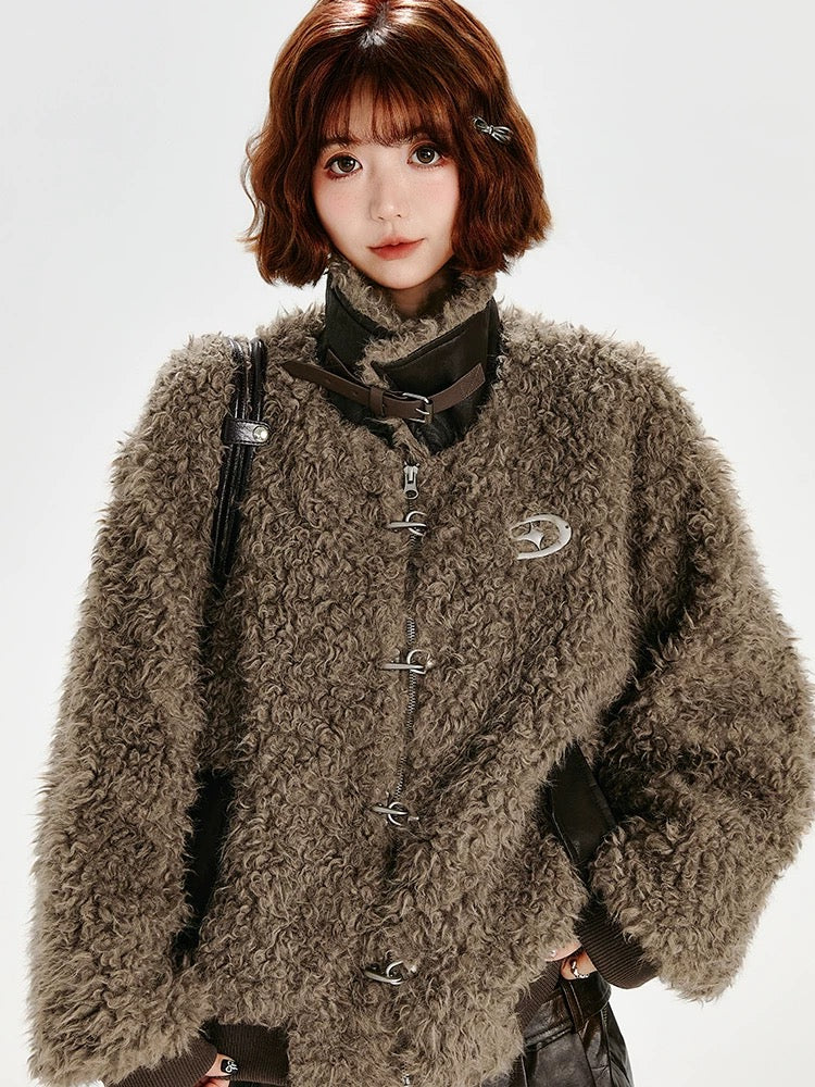 Vintage Teddy Shearling Jacket