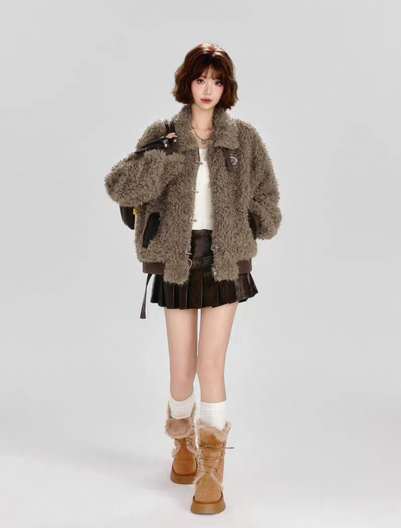 Vintage Teddy Shearling Jacket