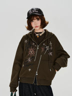 Shooting Stars Zip Hoodie