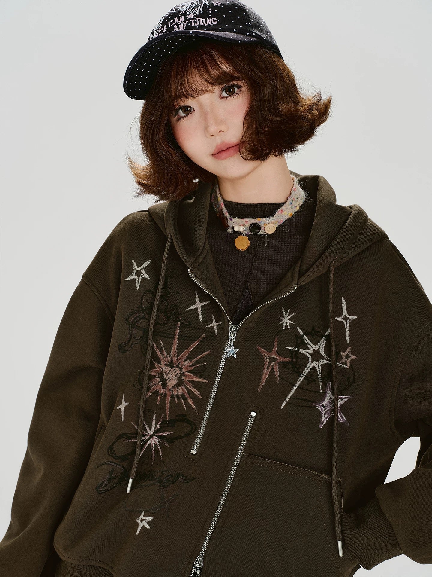 Shooting Stars Zip Hoodie