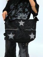 Black Nebula Shoulder Bag