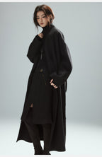 Black Halo Ribbed Turtleneck