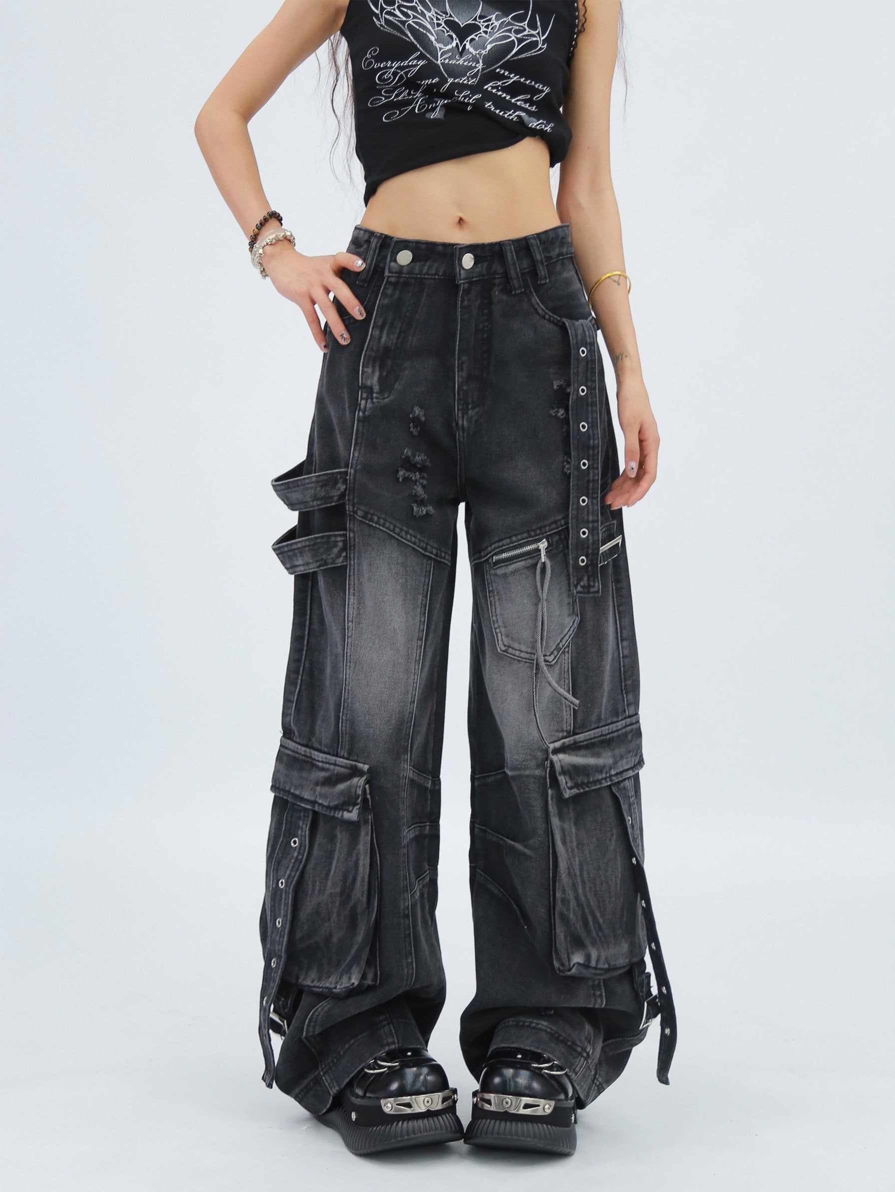 Modular Strap Cargo Denims