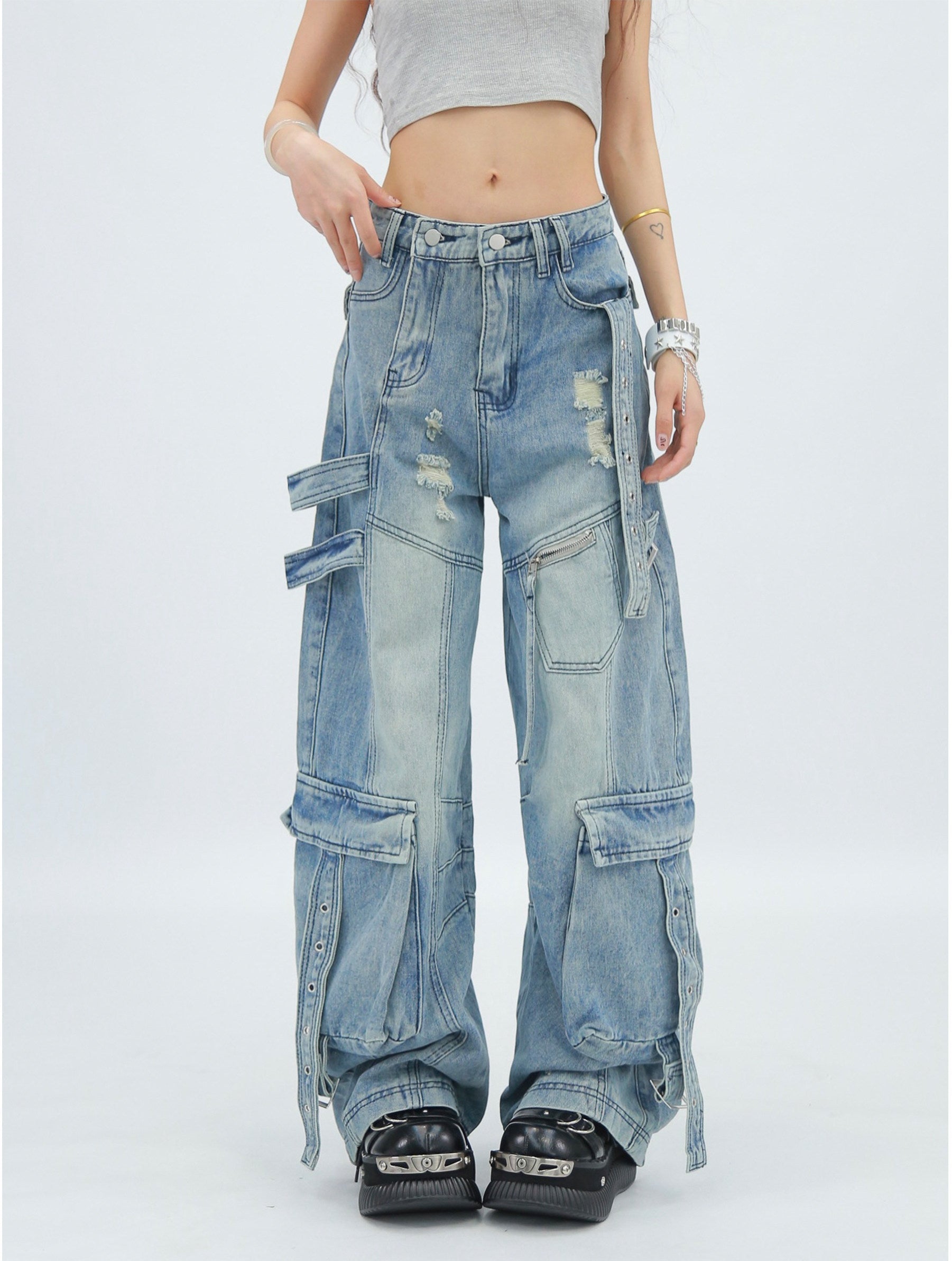 Modular Strap Cargo Denims