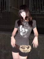 “Only I Know” Fitted Skull Tee