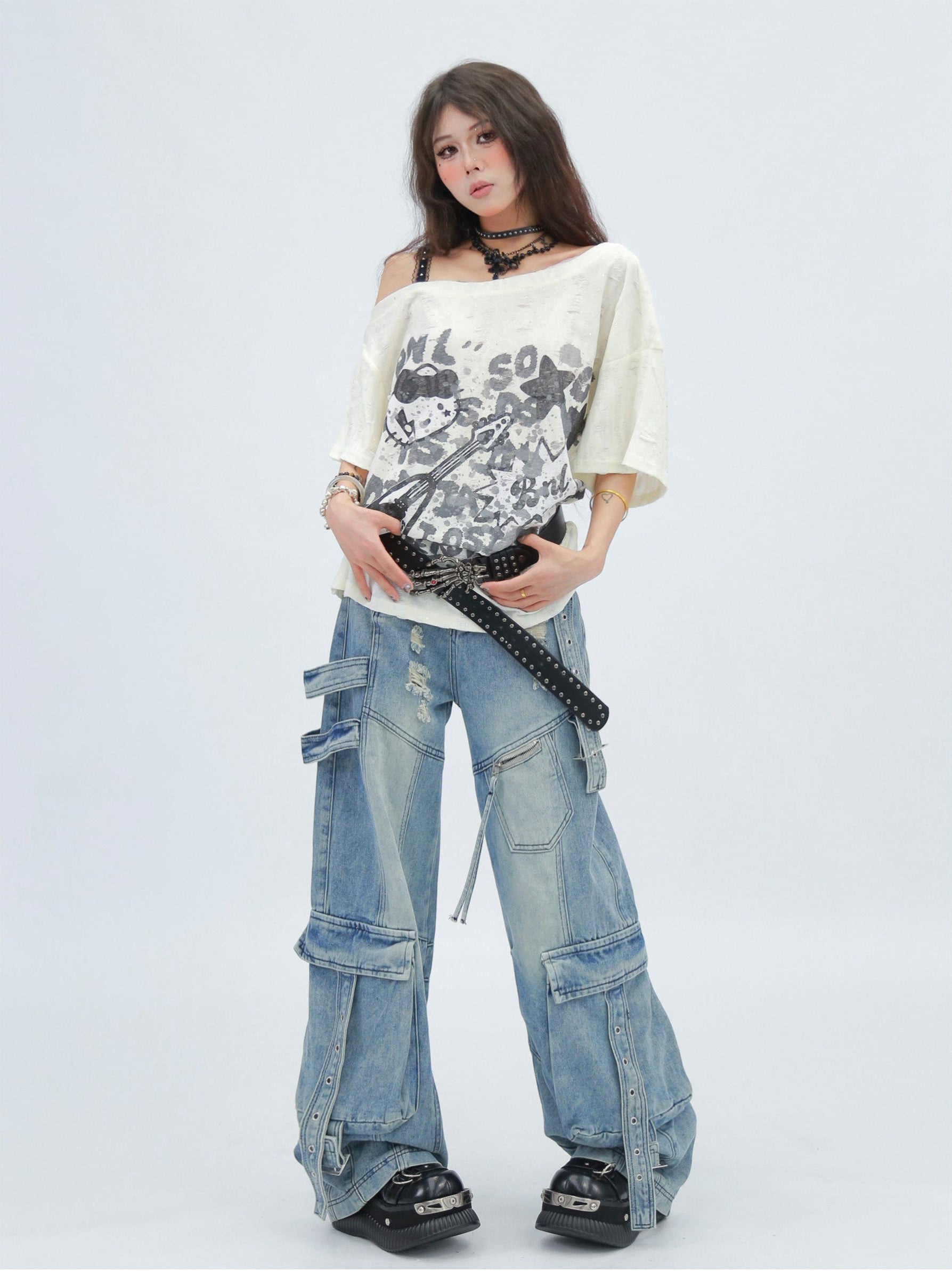 Modular Strap Cargo Denims