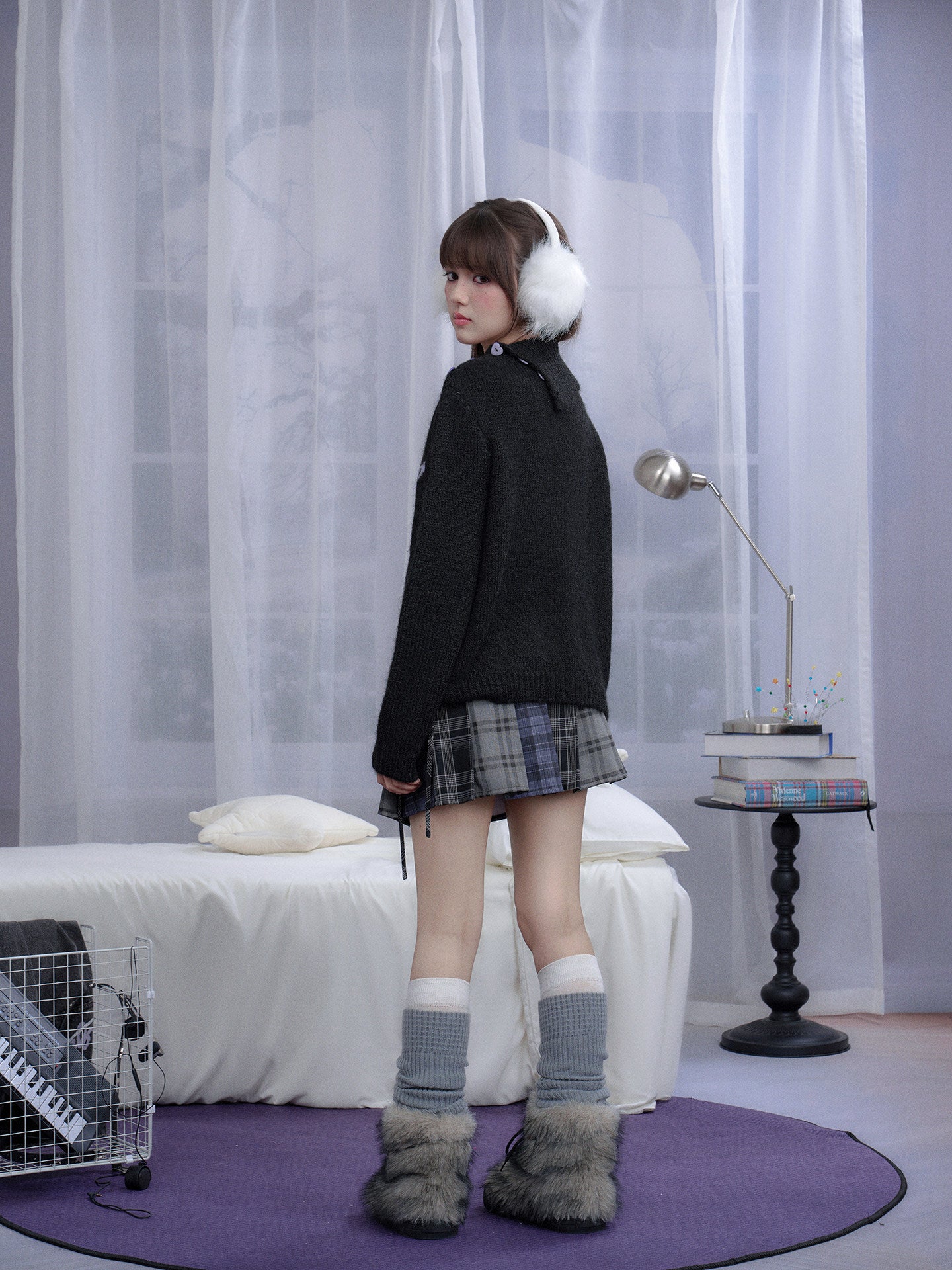 SD Assymetrical Knit Sweater