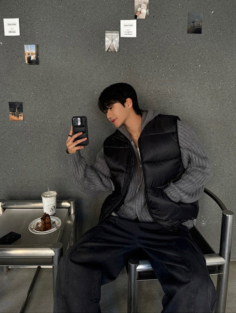 Seojin Ribbed Zip Hoodie