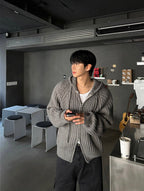 Seojin Ribbed Zip Hoodie