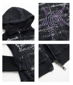 Signal Black Zip Hoodie