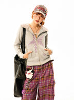 Signal Gray Zip Hoodie